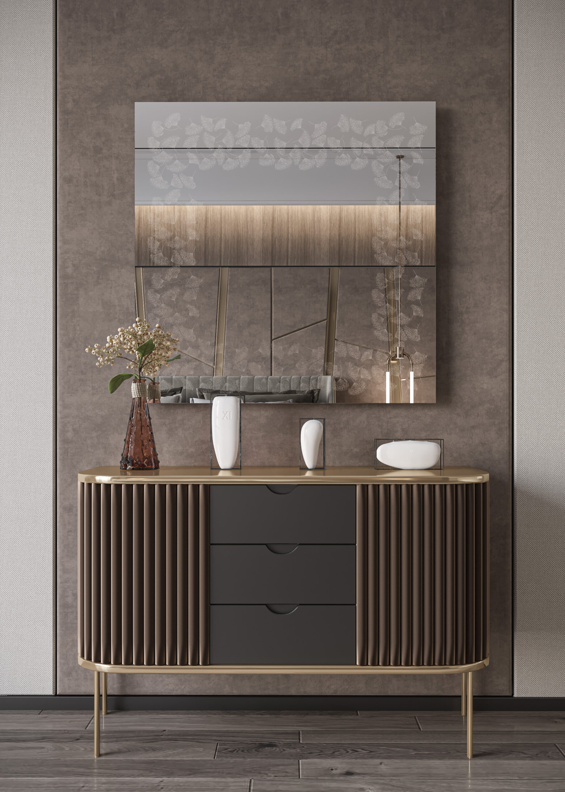 Χειροποίητος Φωτιζόμενος Καθρέφτης LED GlamMirrors τετράγωνος 90cm*90cm*4cm / GM06s - Image 8